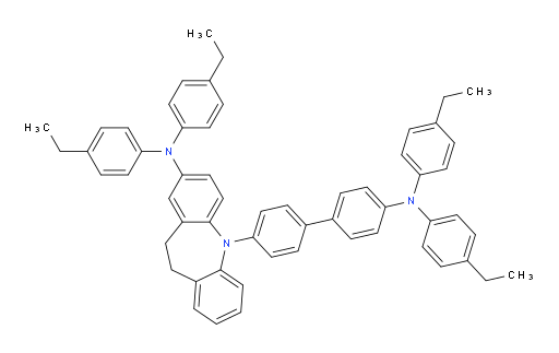 5-(4'-(bis(4-ethylphenyl)amino)-[1,1'-biphenyl]-4-yl)-N,N-bis(4-ethylphenyl)-10,11-dihydro-5H-dibenzo[b,f]azepin-2-amine