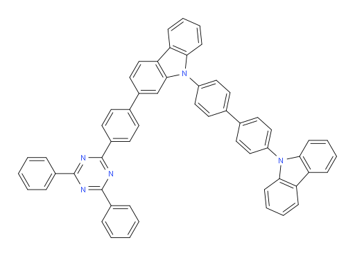 9-(4'-(9H-carbazol-9-yl)-[1,1'-biphenyl]-4-yl)-2-(4-(4,6-diphenyl-1,3,5-triazin-2-yl)phenyl)-9H-carbazole