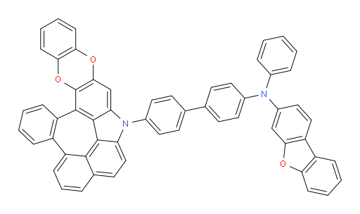 N-(4'-(6H-8,13-dioxa-6-azabenzo[6,7]naphtho[2',1',8':3,4,5]azuleno[8,1-ab]anthracen-6-yl)-[1,1'-biphenyl]-4-yl)-N-phenyldibenzo[b,d]furan-3-amine