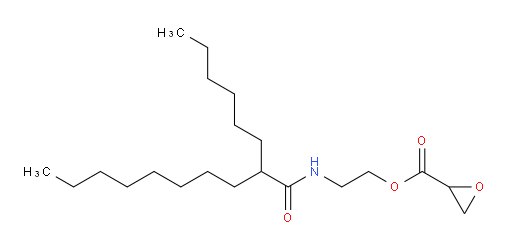 2-(2-hexyldecanamido)ethyl oxirane-2-carboxylate