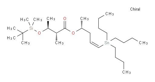 (2R,3S)-(R,Z)-5-(tributylstannyl)pent-4-en-2-yl 3-((tert-butyldimethylsilyl)oxy)-2-methylbutanoate