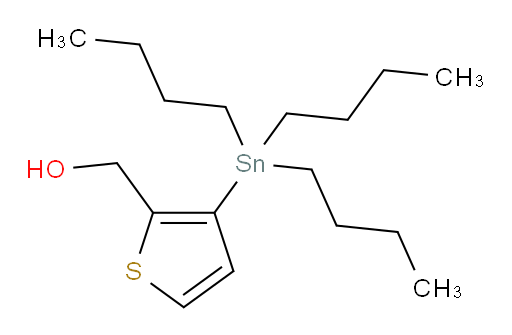(3-(tributylstannyl)thiophen-2-yl)methanol