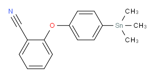 2-(4-(trimethylstannyl)phenoxy)benzonitrile