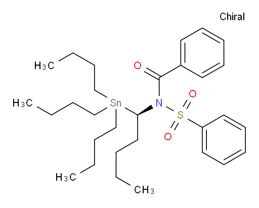 (R)-N-(phenylsulfonyl)-N-(1-(tributylstannyl)pentyl)benzamide