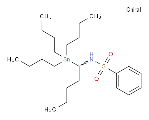 (S)-N-(1-(tributylstannyl)pentyl)benzenesulfonamide
