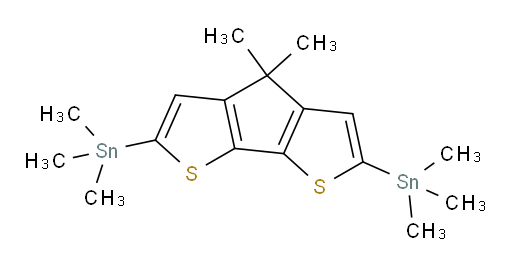 (4,4-dimethyl-4H-cyclopenta[1,2-b:5,4-b']dithiophene-2,6-diyl)bis(trimethylstannane)