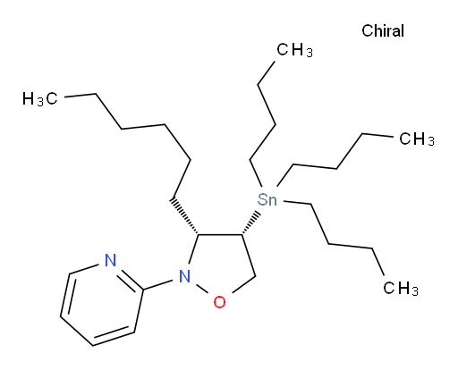 (3R,4S)-3-hexyl-2-(pyridin-2-yl)-4-(tributylstannyl)isoxazolidine