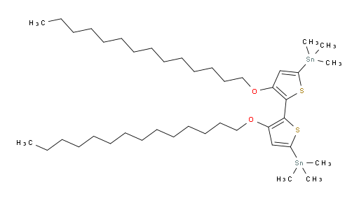 (3,3'-bis(tetradecyloxy)-[2,2'-bithiophene]-5,5'-diyl)bis(trimethylstannane)