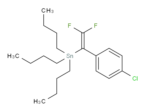 tributyl(1-(4-chlorophenyl)-2,2-difluorovinyl)stannane