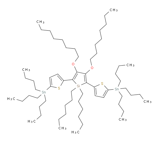 1,1-dihexyl-3,4-bis(octyloxy)-2,5-bis(5-(tributylstannyl)thiophen-2-yl)-1H-silole