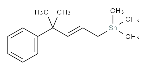 (E)-trimethyl(4-methyl-4-phenylpent-2-en-1-yl)stannane