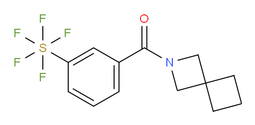 (3-(pentafluoromercapto)phenyl)(2-azaspiro[3.3]heptan-2-yl)methanone