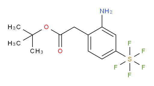 [3-Amino-4-[2-(1,1-dimethylethoxy)-2-oxoethyl]phenyl]sulfur pentafluoride