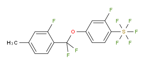 [4-[difluoro(2-fluoro-4-methylphenyl)methoxy]-2-fluorophenyl]sulfur pentafluoride