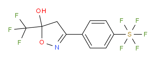 [4-[4,5-Dihydro-5-hydroxy-5-(trifluoromethyl)-3-isoxazolyl]phenyl]sulfur pentafluoride
