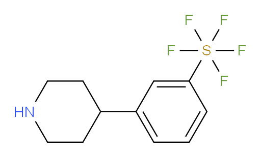 [3-(4-piperidinyl)phenyl]sulfur pentafluoride