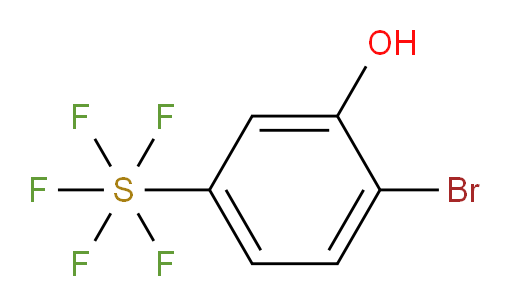 (4-Bromo-3-hydroxyphenyl)sulfur pentafluoride