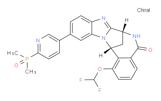 (7R,14R)-1-(difluoromethoxy)-11-[6-(dimethylphosphinyl)-pyridin-3-yl]-6,7-dihydro-7,14-Methanobenzimidazo[1,2-b][2,5]benzodiazocin-5(14H)--one