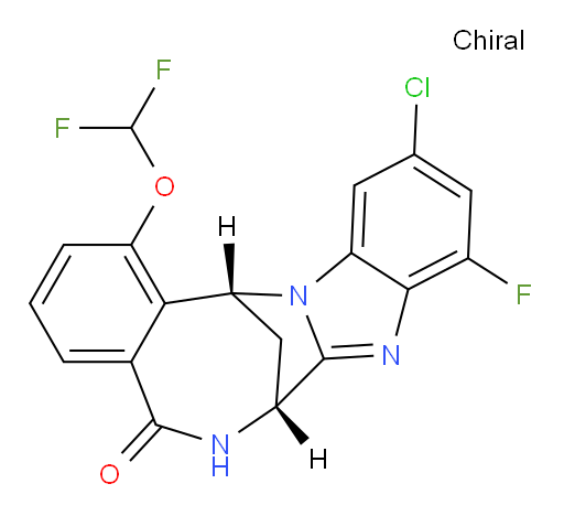 (7R,14R)-11-chloro-1-(difluoromethoxy)-9-fluoro-6,7-dihydro-7,14-Methanobenzimidazo[1,2-b][2,5]benzodiazocin-5(14H)--one