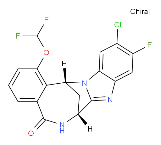(7R,14R)-11-Chloro-1-(difluoromethoxy)-10-fluoro-6,7-dihydro-7,14-methanobenzimidazo[1,2-b][2,5]benzodiazocin-5(14H)--one