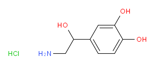 4-(2-amino-1-hydroxyethyl)benzene-1,2-diol hydrochloride