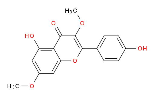 5-hydroxy-2-(4-hydroxyphenyl)-3,7-dimethoxy-4H-chromen-4-one
