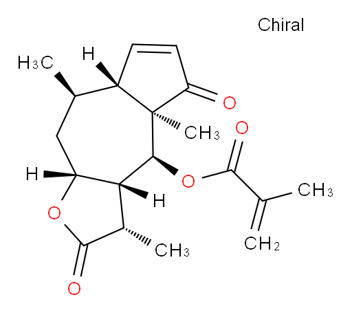 (3S,3aR,4S,4aR,7aR,8R,9aR)-3,4a,8-trimethyl-2,5-dioxo-2,3,3a,4,4a,5,7a,8,9,9a-decahydroazuleno[6,5-b]furan-4-yl methacrylate