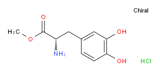 (S)-methyl 2-amino-3-(3,4-dihydroxyphenyl)propanoate hydrochloride