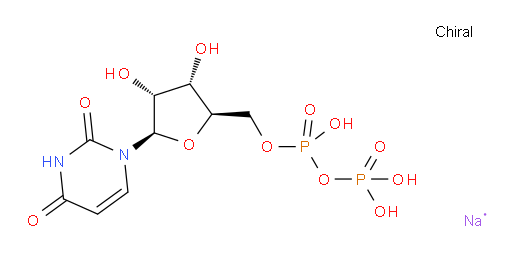 Uridine 5′-(trihydrogen diphosphate), sodium salt (1:2) (ACI)