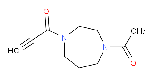 1-(4-acetyl-1,4-diazepan-1-yl)prop-2-yn-1-one