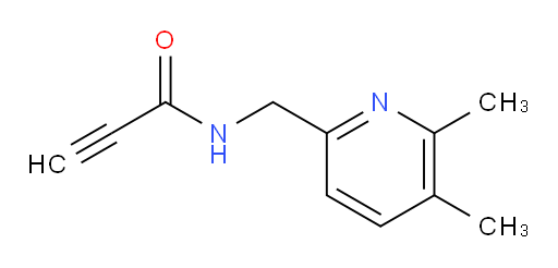 N-[(5,6-dimethylpyridin-2-yl)methyl]prop-2-ynamide