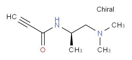 N-[(2R)-1-(dimethylamino)propan-2-yl]prop-2-ynamide