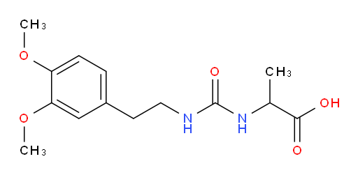 2-({[2-(3,4-dimethoxyphenyl)ethyl]carbamoyl}amino)propanoic acid