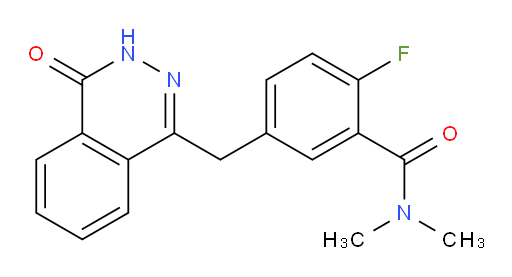 2-fluoro-N,N-dimethyl-5-((4-oxo-3,4-dihydrophthalazin-1-yl)methyl)benzamide
