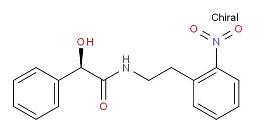 (R)-2-hydroxy-N-(2-nitrophenethyl)-2-phenylacetamide