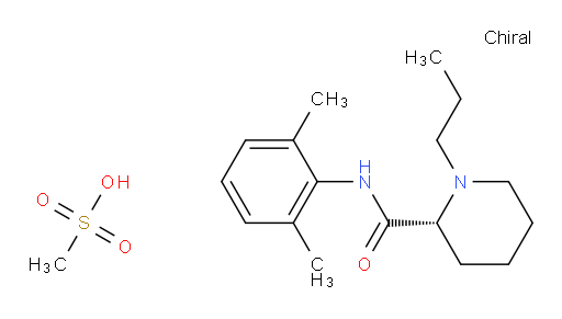(R)-N-(2,6-dimethylphenyl)-1-propylpiperidine-2-carboxamide methanesulfonate