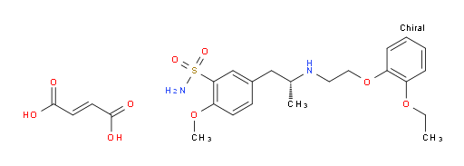(R)-5-(2-((2-(2-ethoxyphenoxy)ethyl)amino)propyl)-2-methoxybenzenesulfonamide fumarate