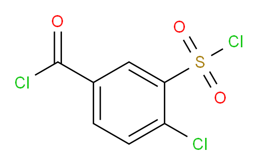 4-chloro-3-(chlorosulfonyl)benzoyl chloride