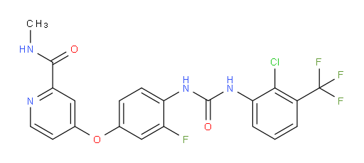 4-(4-(3-(2-chloro-3-(trifluoromethyl)phenyl)ureido)-3-fluorophenoxy)-N-methylpicolinamide