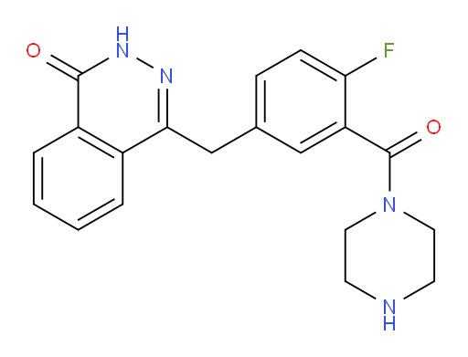 4-(4-fluoro-3-(piperazine-1-carbonyl)benzyl)phthalazin-1(2H)-one