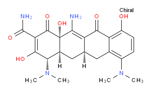 (4S,4aS,5aR,12aS)-12-amino-4,7-bis(dimethylamino)-3,10,12a-trihydroxy-1,11-dioxo-1,4,4a,5,5a,6,11,12a-octahydrotetracene-2-carboxamide