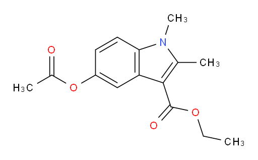 ethyl 5-acetoxy-1,2-dimethyl-1H-indole-3-carboxylate