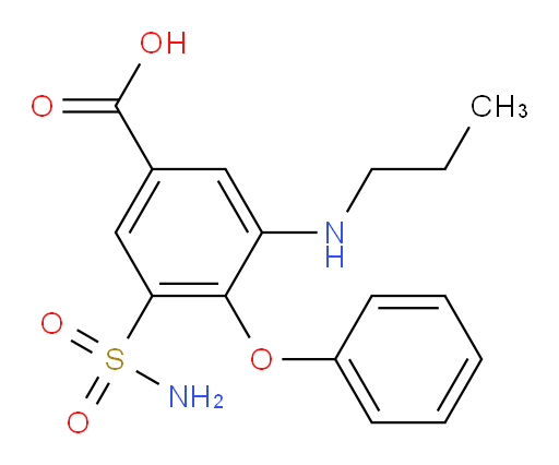 4-phenoxy-3-(propylamino)-5-sulfamoylbenzoic acid