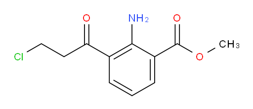 methyl 2-amino-3-(3-chloropropanoyl)benzoate
