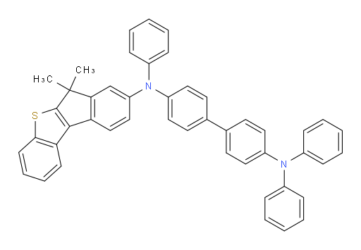 N4-(6,6-dimethyl-6H-benzo[b]indeno[1,2-d]thiophen-8-yl)-N4,N4',N4'-triphenyl-[1,1'-biphenyl]-4,4'-diamine