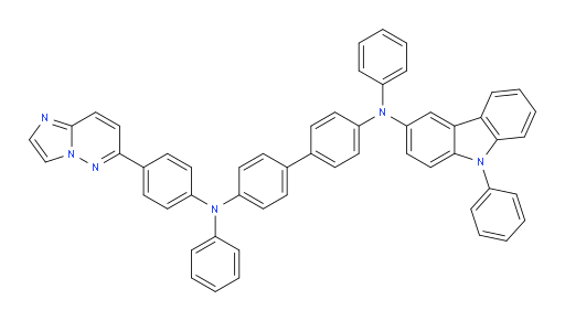 N4-(4-(imidazo[1,2-b]pyridazin-6-yl)phenyl)-N4,N4'-diphenyl-N4'-(9-phenyl-9H-carbazol-3-yl)-[1,1'-biphenyl]-4,4'-diamine