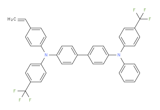 N4-phenyl-N4,N4'-bis(4-(trifluoromethyl)phenyl)-N4'-(4-vinylphenyl)-[1,1'-biphenyl]-4,4'-diamine