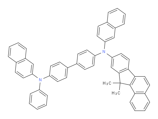 N4-(11,11-dimethyl-11H-benzo[a]fluoren-9-yl)-N4,N4'-di(naphthalen-2-yl)-N4'-phenyl-[1,1'-biphenyl]-4,4'-diamine