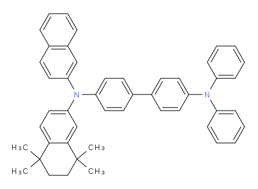 N4-(naphthalen-2-yl)-N4',N4'-diphenyl-N4-(5,5,8,8-tetramethyl-5,6,7,8-tetrahydronaphthalen-2-yl)-[1,1'-biphenyl]-4,4'-diamine