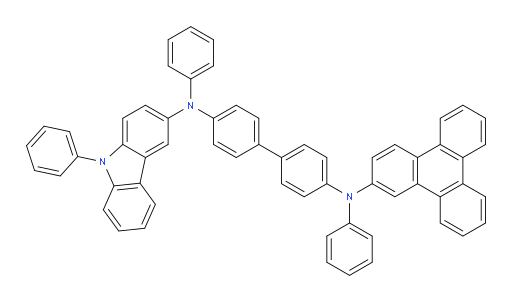 N4,N4'-diphenyl-N4-(9-phenyl-9H-carbazol-3-yl)-N4'-(triphenylen-2-yl)-[1,1'-biphenyl]-4,4'-diamine